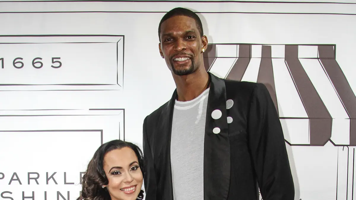 Adrienne & Chris Bosh
