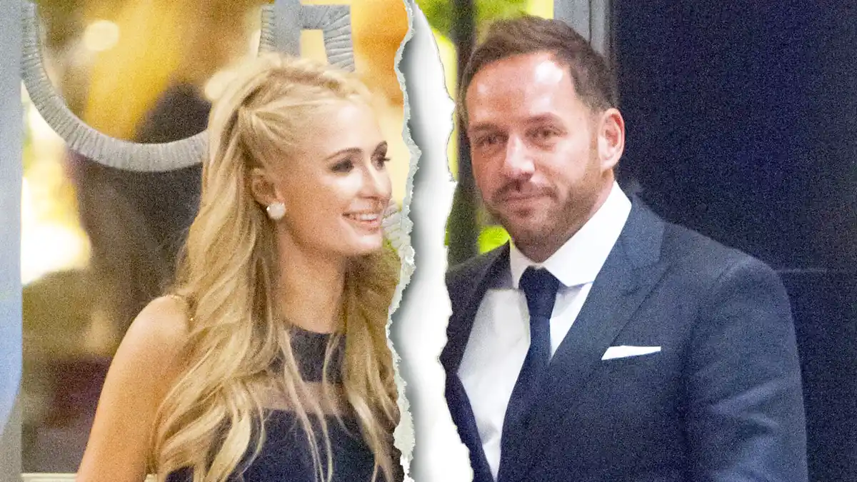 Paris Hilton and Thomas Gross