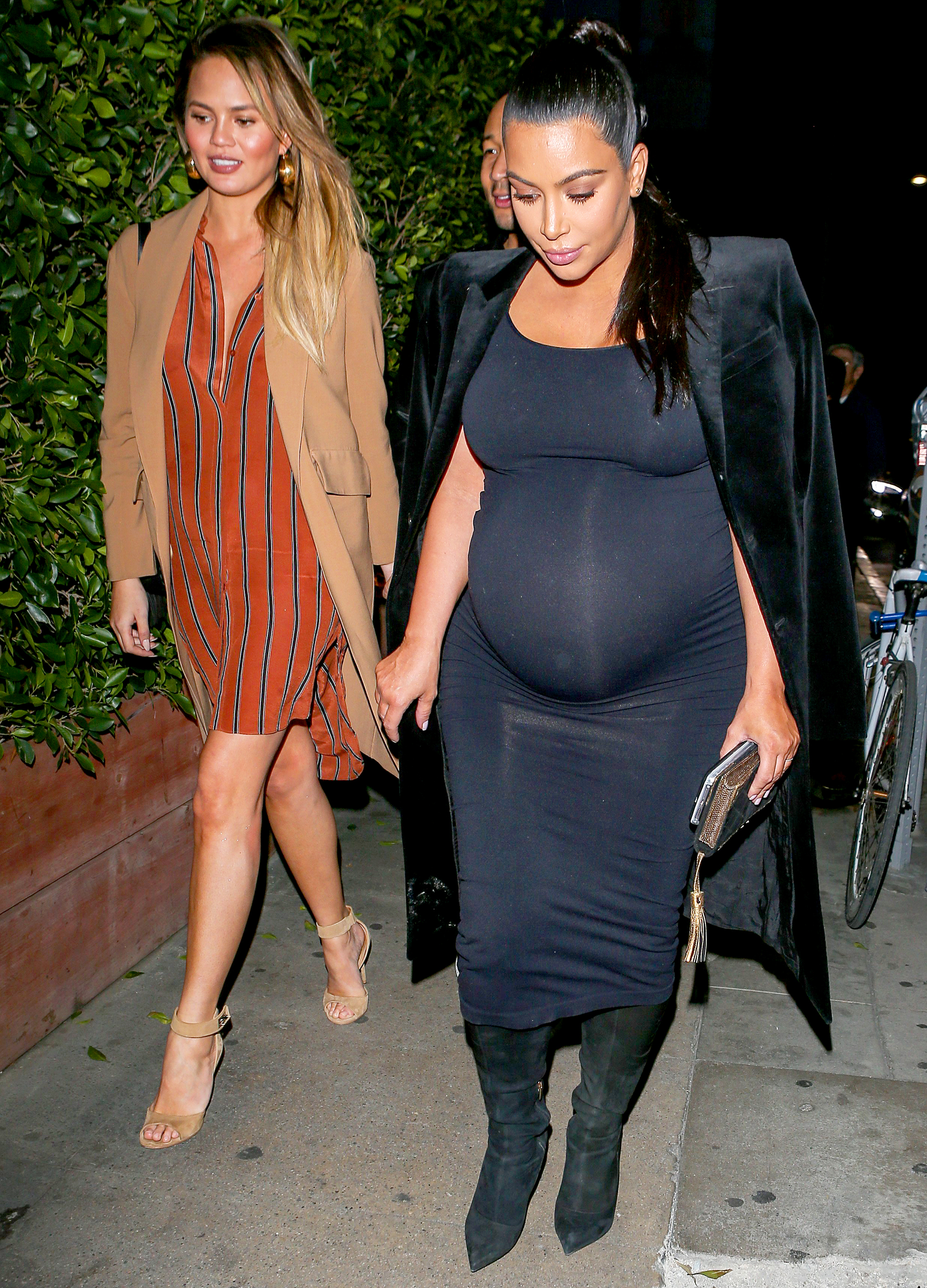 Chrissy Teigen and Kim Kardashian
