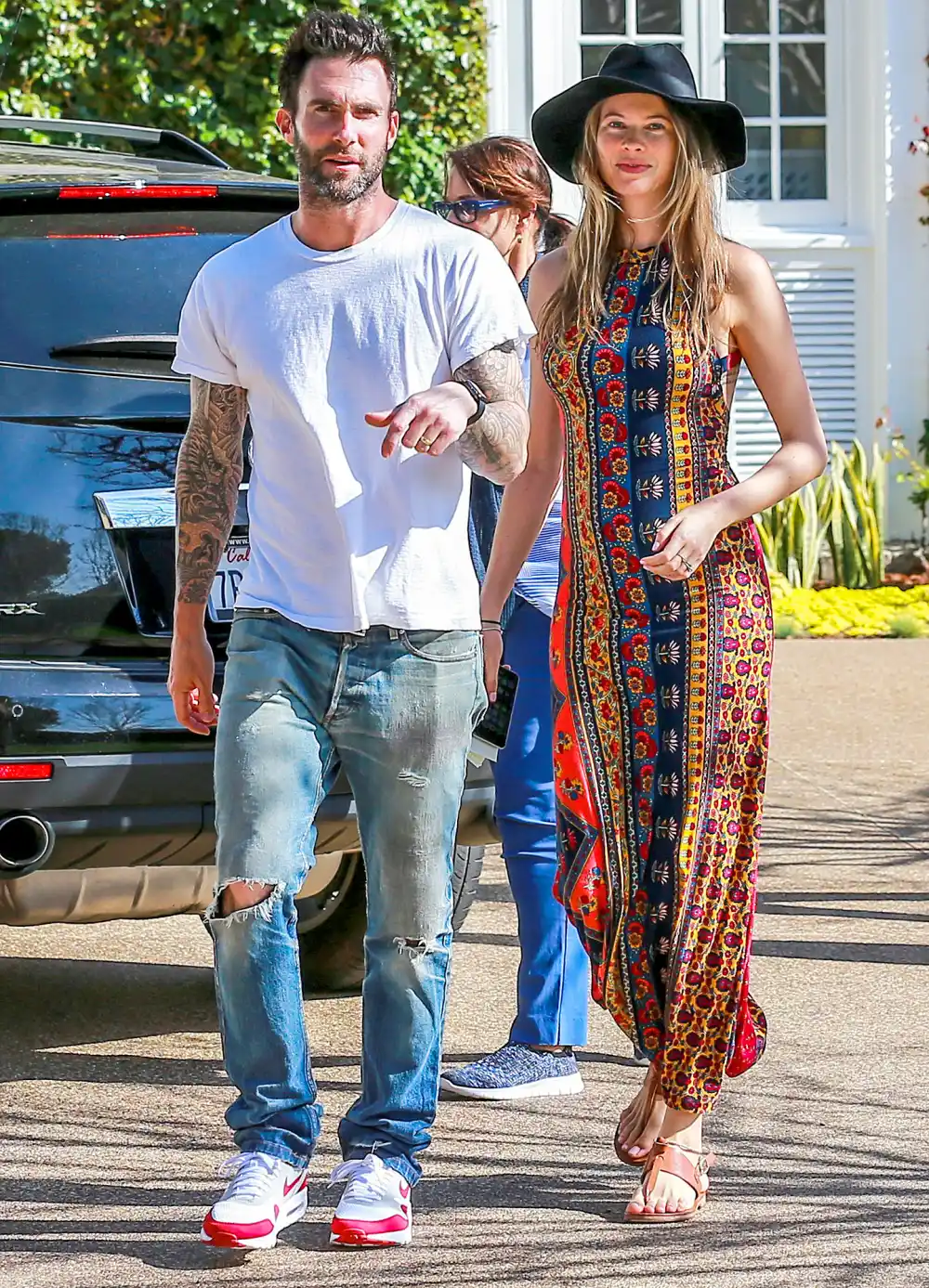 Adam Levine and Behati Prinsloo