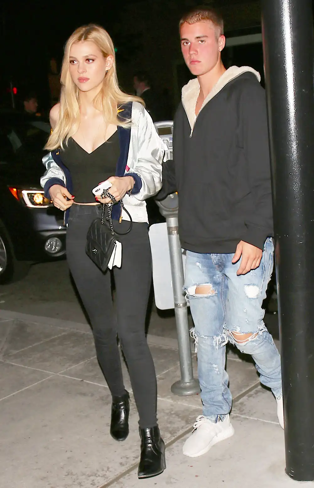 Nicola Peltz and Justin Bieber