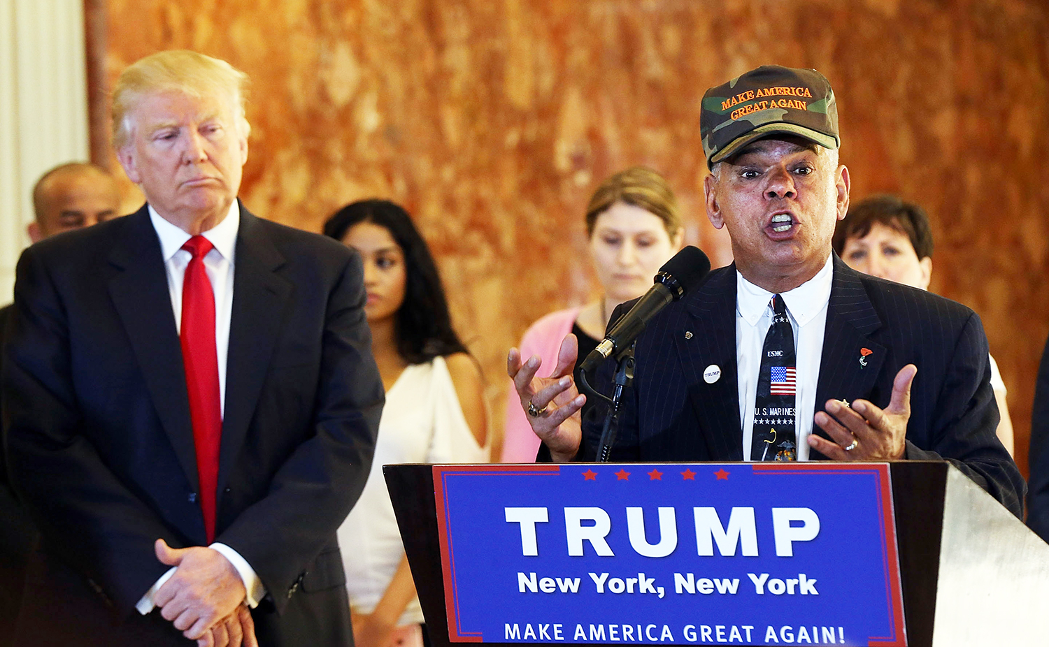 Al Baldasaro and Donald Trump