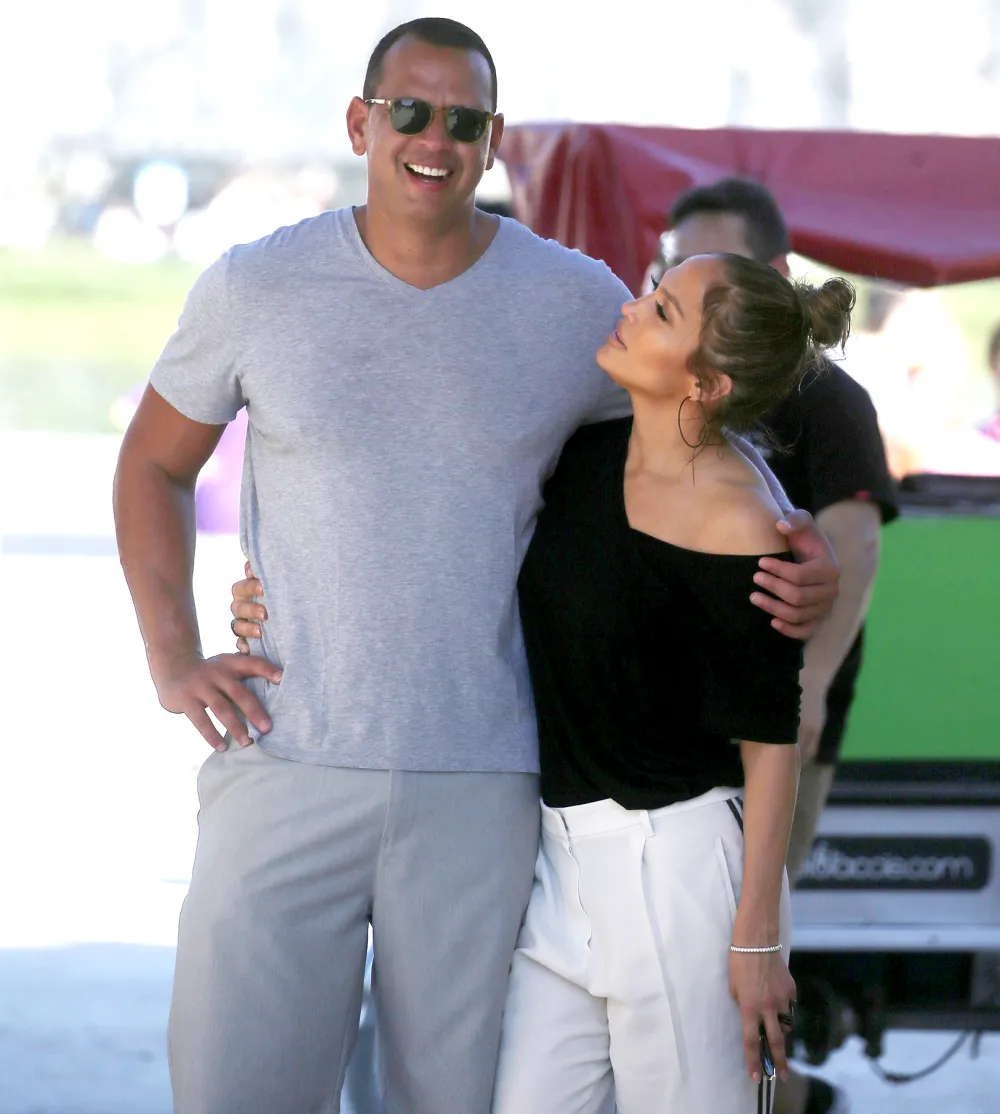 Jennifer Lopez and Alex Rodriguez take a stroll in Paris on June 18, 2017.