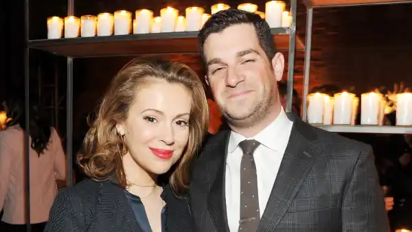 Alyssa Milano and Dave Bugliari