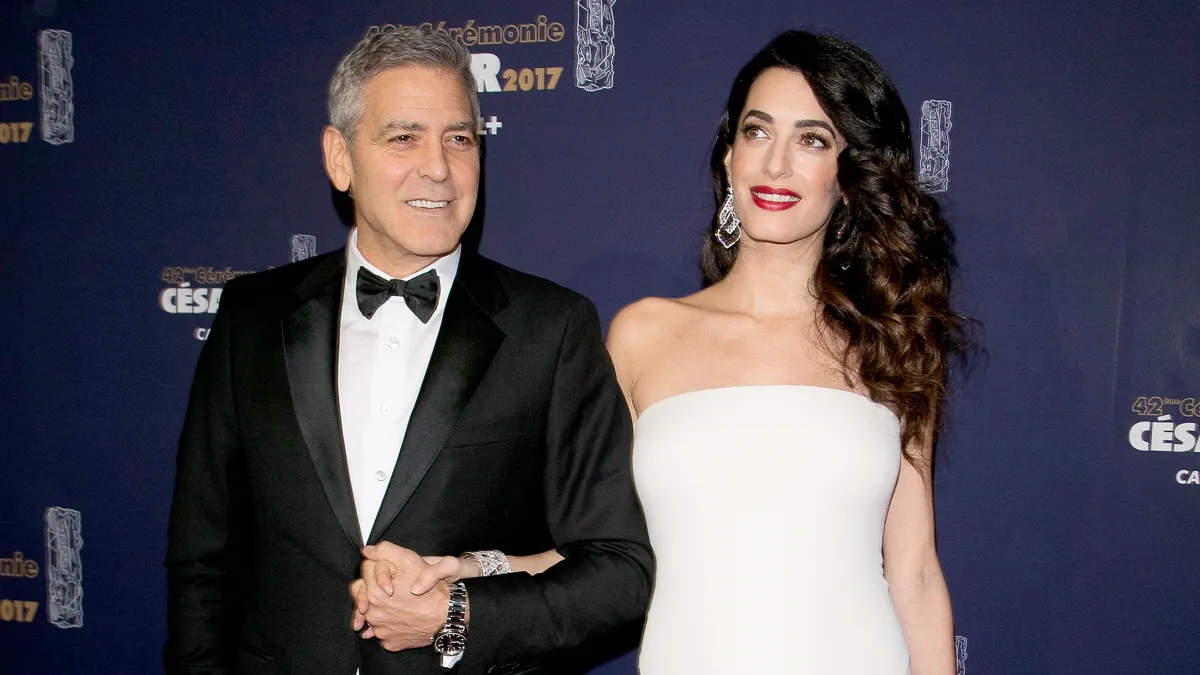 Amal Clooney and George Clooney
