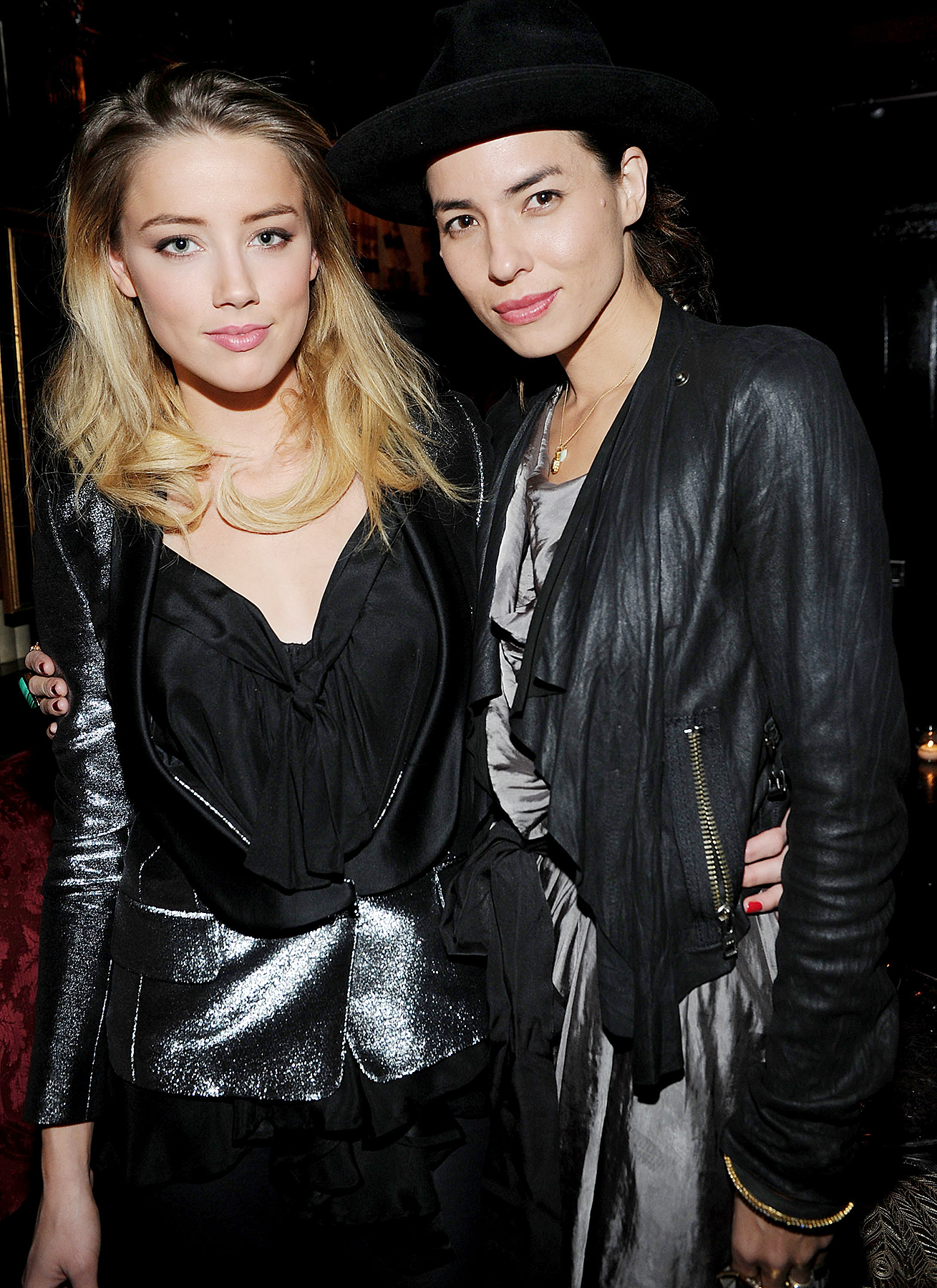 Amber Heard and Taysa van Ree