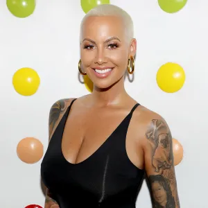 Amber Rose is seen celebrating the end of summer at Sugar Factory American Brasserie on August 18, 2017 in Miami Beach, Florida.