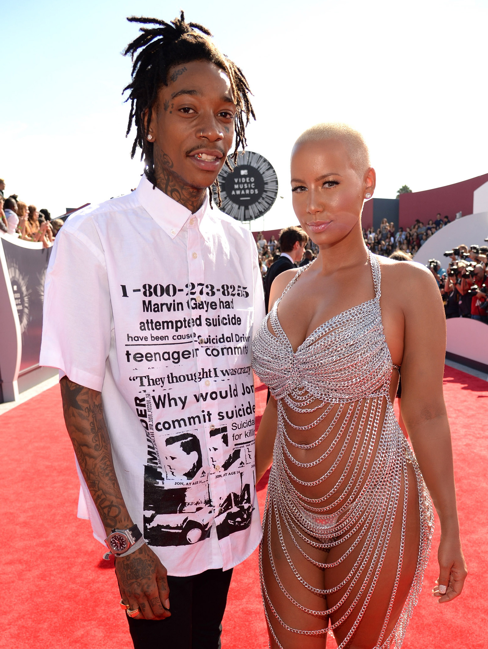 Wiz Khalifa and Amber Rose