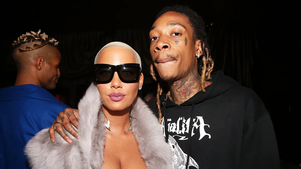 Amber Rose and Wiz Khalifa