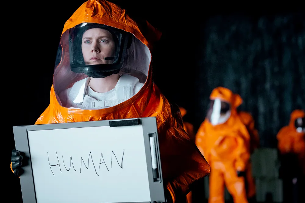 Amy Adams in Arrival.