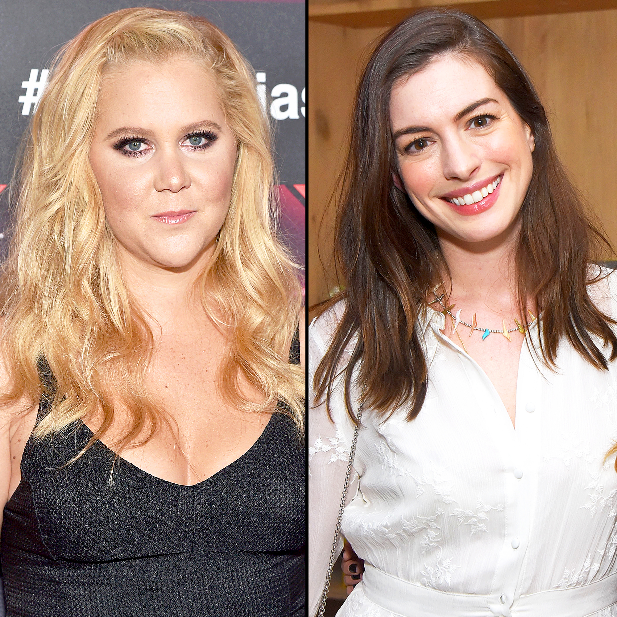 Amy Schumer and Anne Hathaway