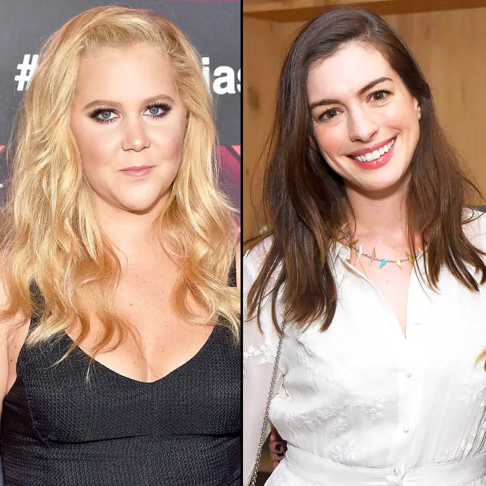 Amy Schumer and Anne Hathaway