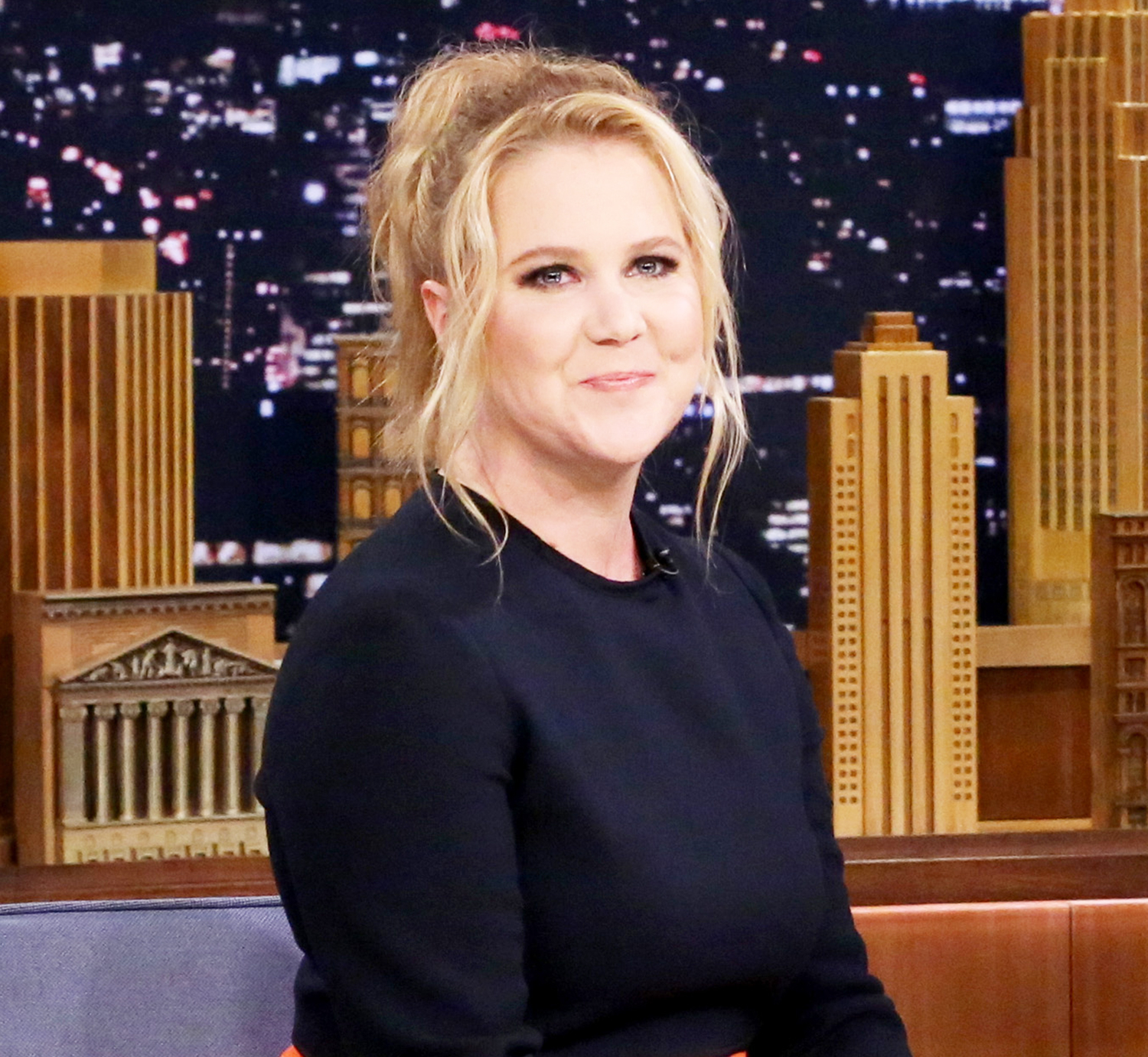 Amy Schumer on April 12, 2016