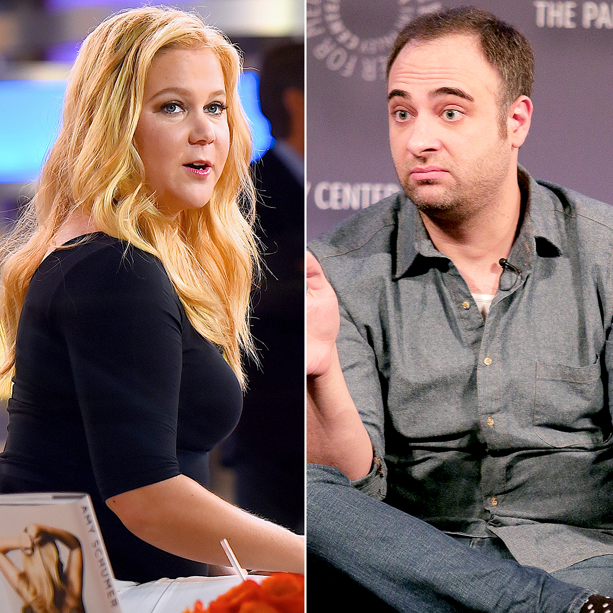 Amy Schumer and Kurt Metzger