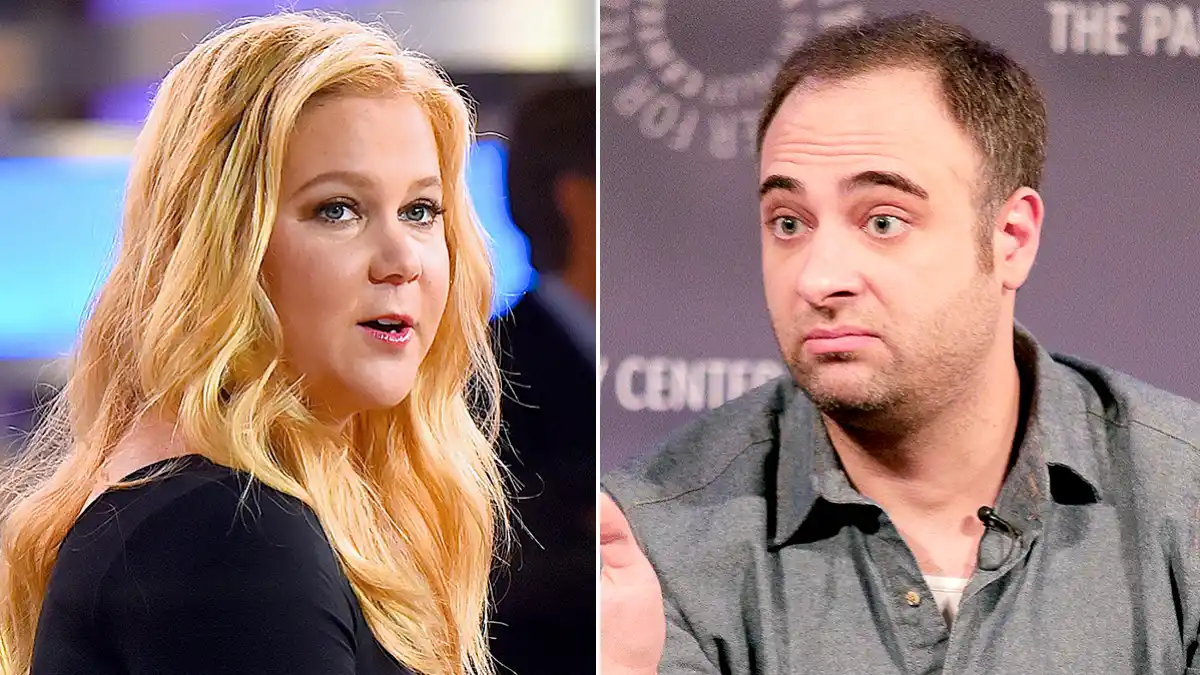 Amy Schumer and Kurt Metzger