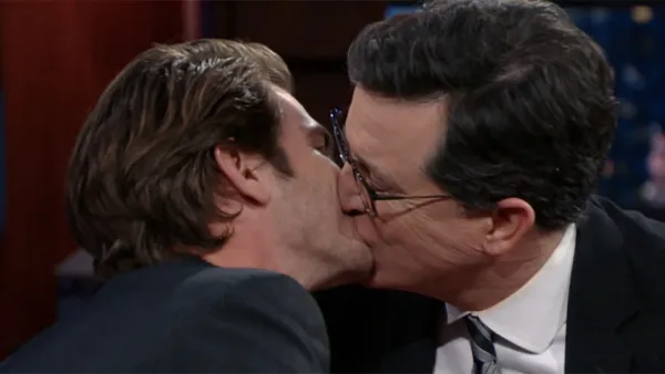 Andrew Garfield, Stephen Colbert