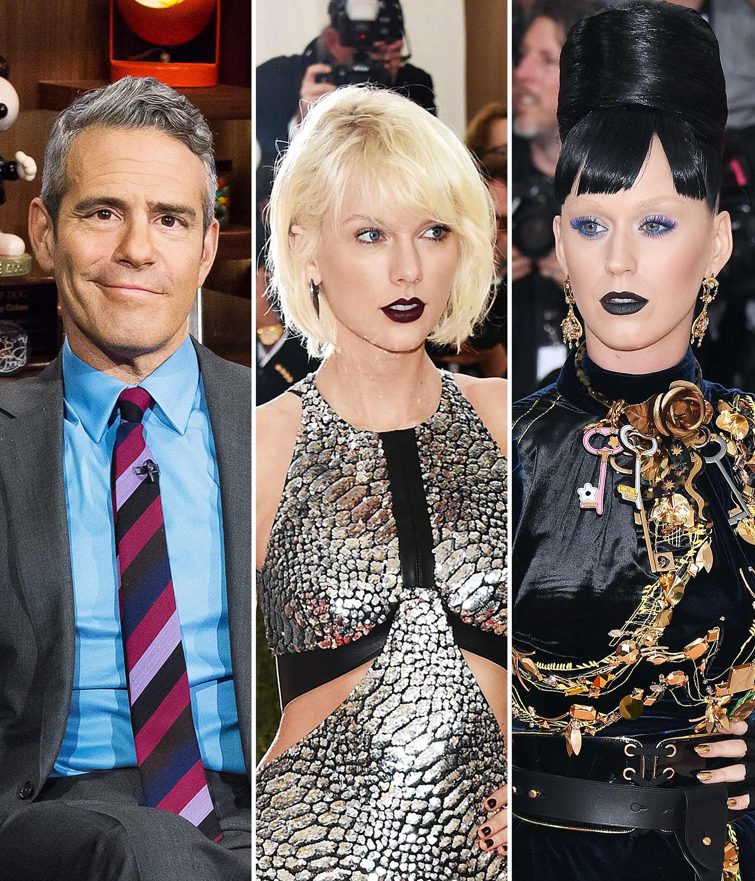 Andy Cohen Taylor Swift Katy Perry
