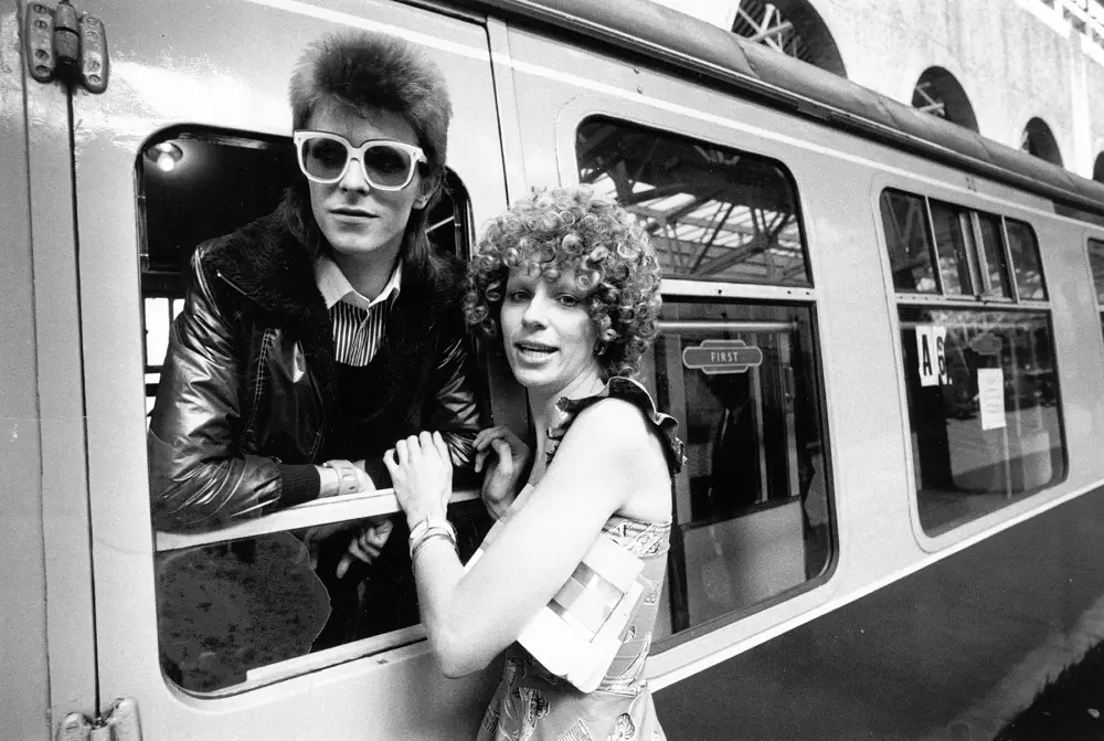 David Bowie and Angie Bowie