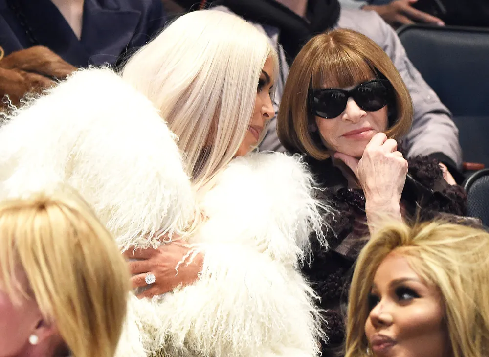 Kim Kardashian and Anna Wintour