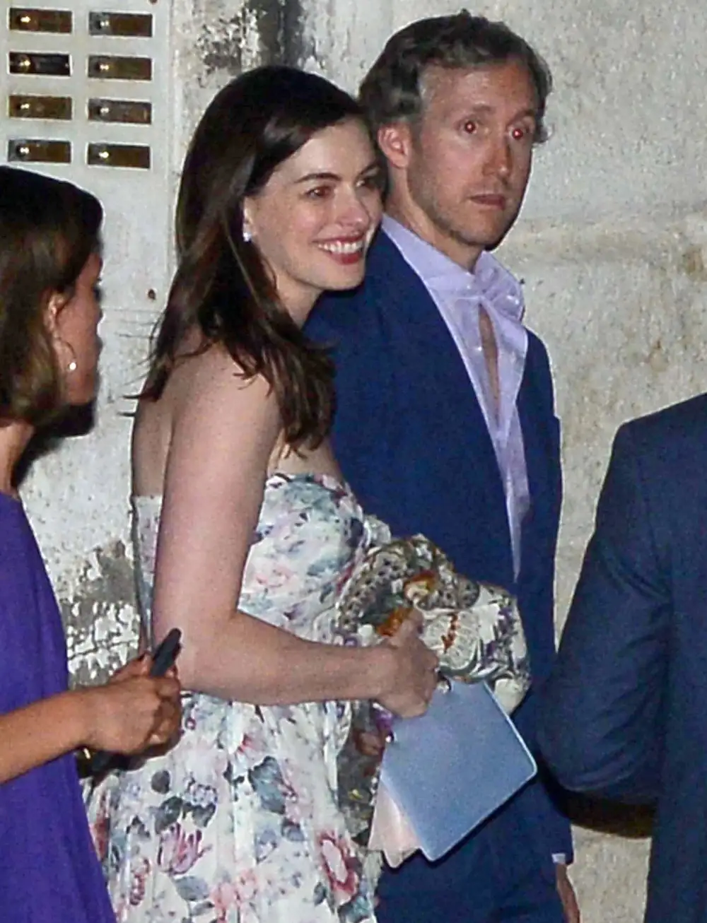 Anne Hathaway and Adam Shulman