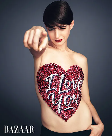 anne hathaway harper's bazaar