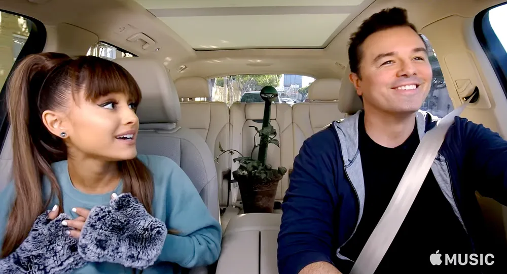 Ariana Grande and Seth MacFarlane