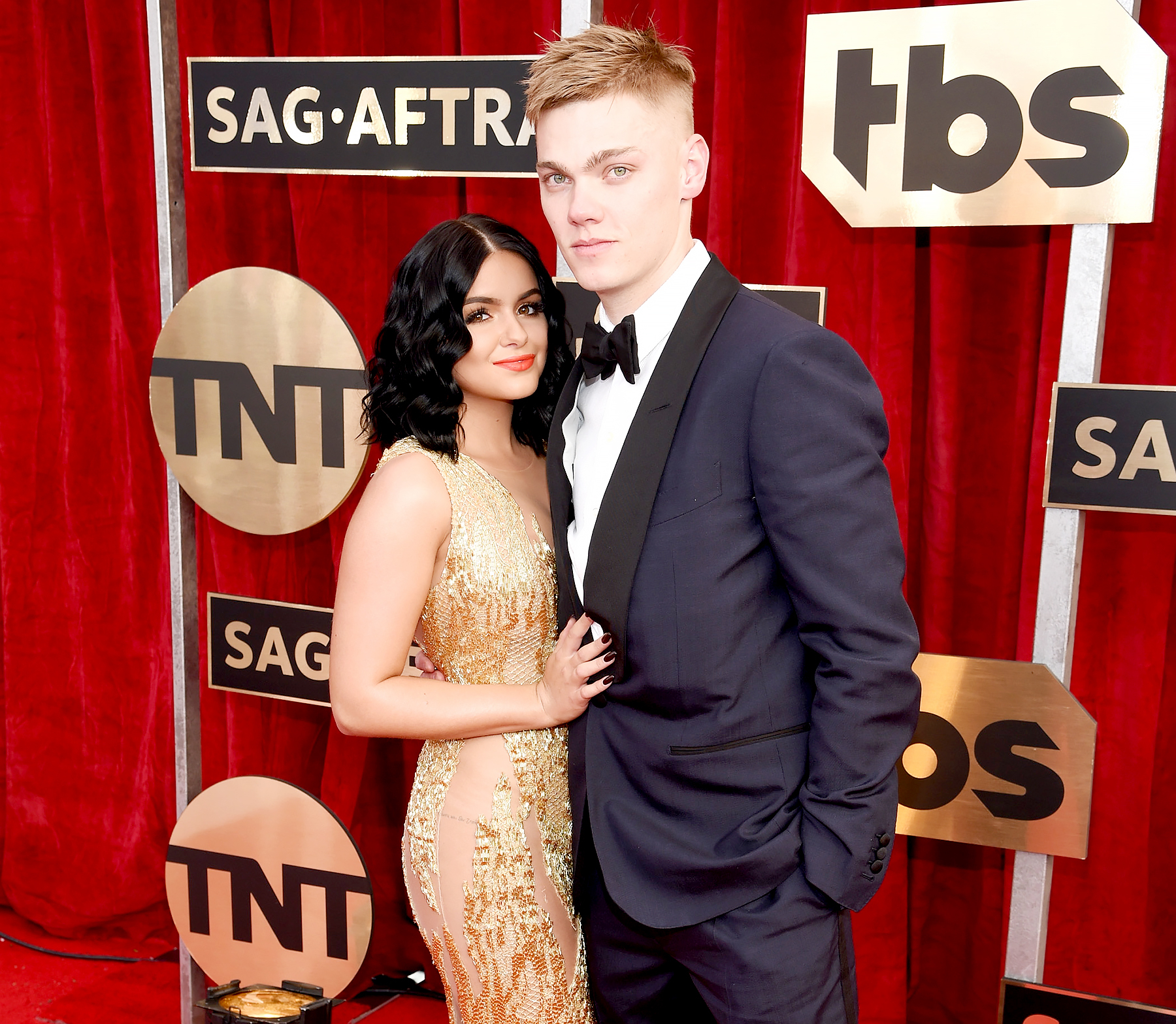 Ariel Winter and Levi Meaden attend The 23rd Annual Screen Actors Guild Awards at The Shrine Auditorium on January 29, 2017 in Los Angeles, California.
