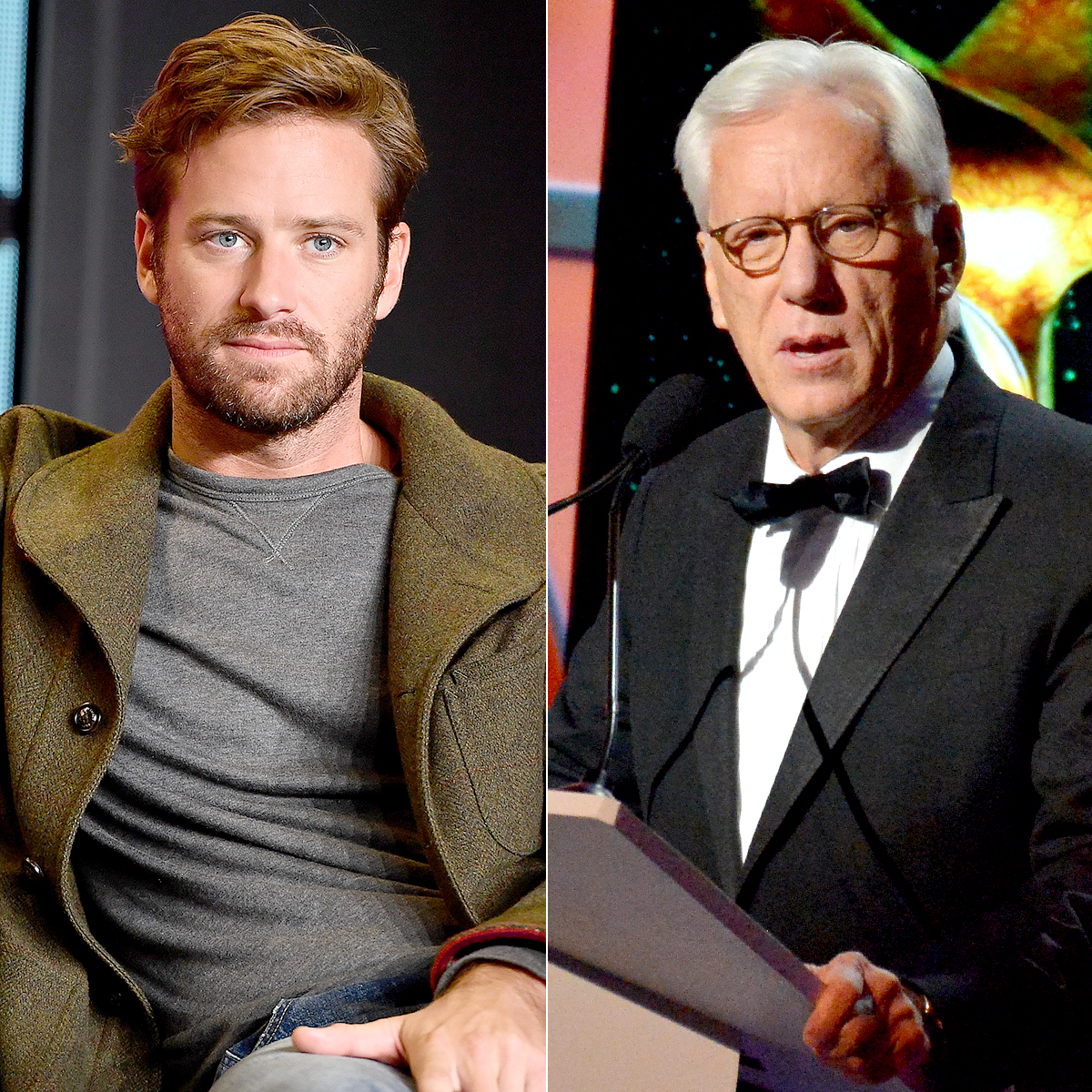 Armie Hammer and James Woods