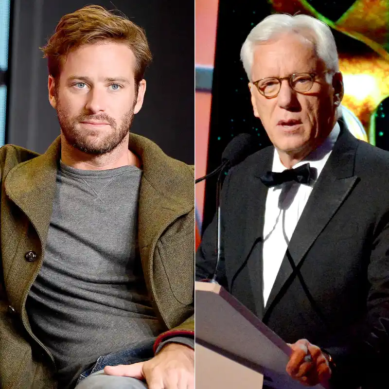 Armie Hammer and James Woods