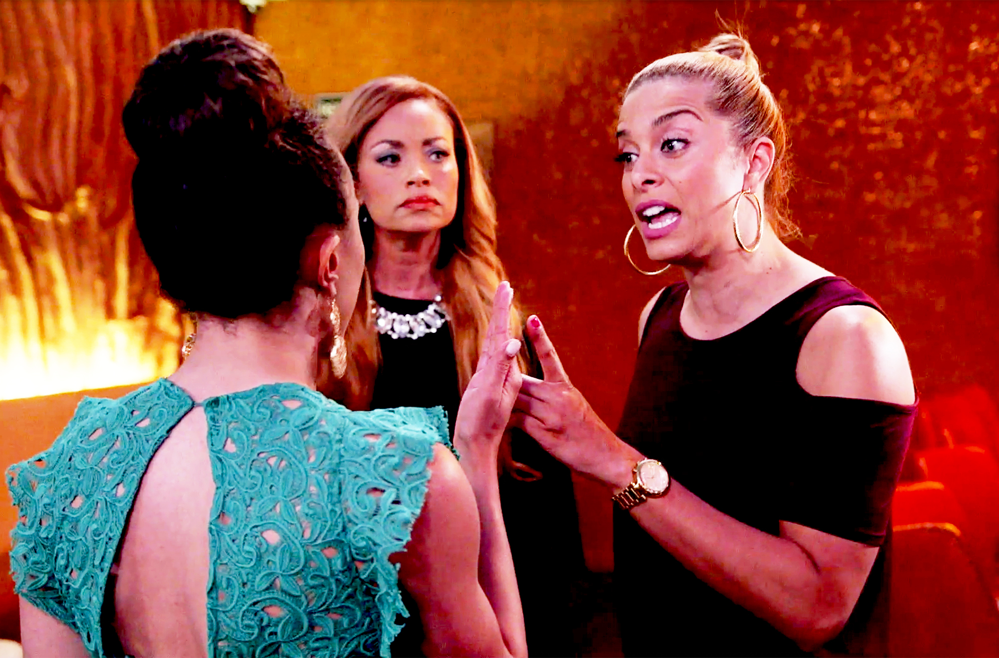 Ashley Darby, Gizelle Bryant and Robyn Dixon The Real Housewives of Potomac