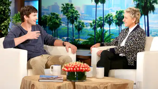 Ashton Kutcher Ellen Degeneres