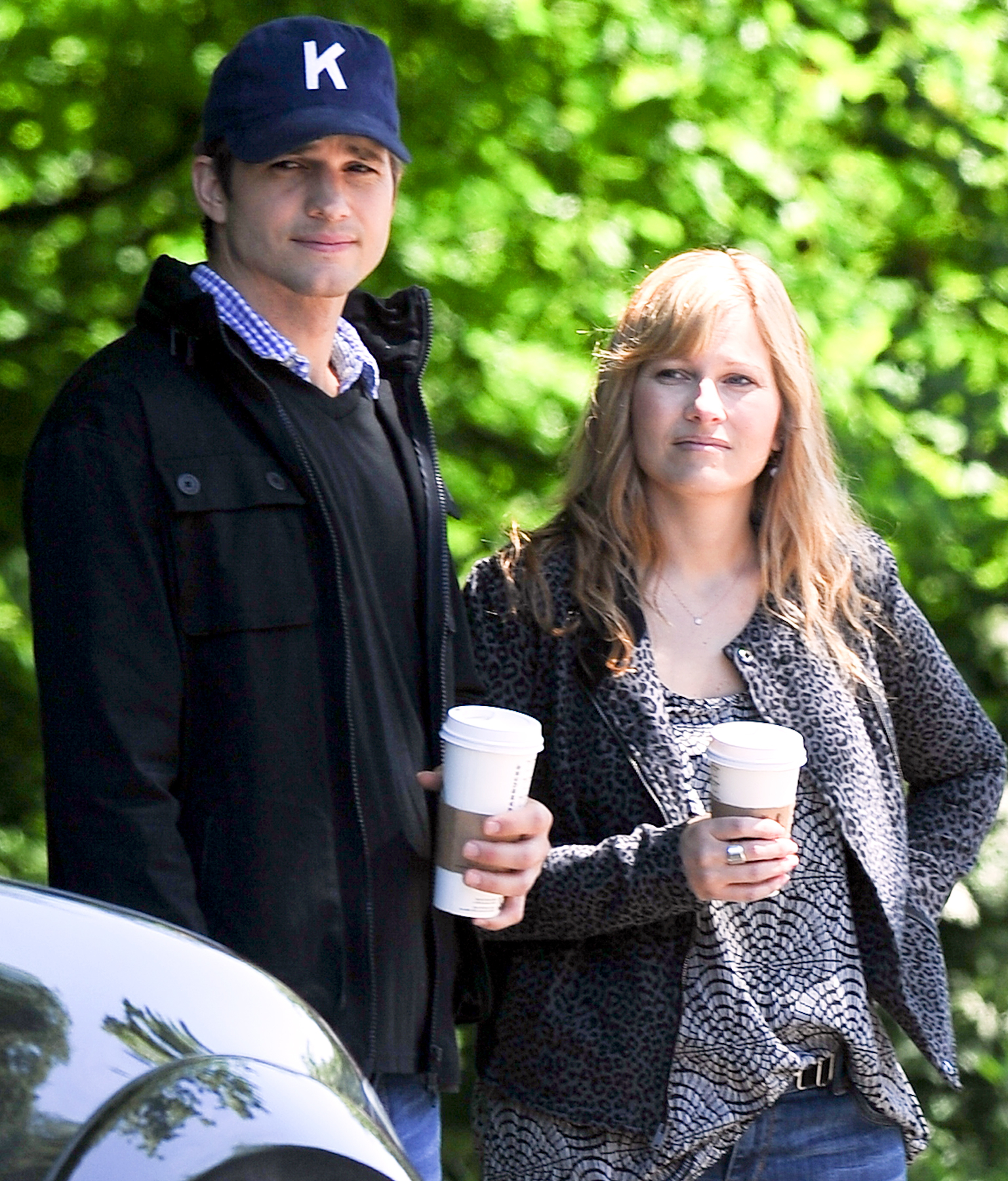 Ashton Kutcher and his sister Tausha Kutcher in June 2013.