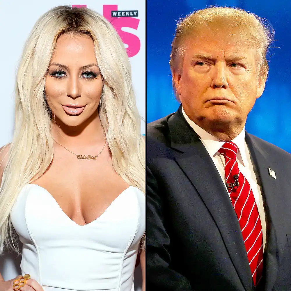 Aubrey O&rsquo;Day and Donald Trump