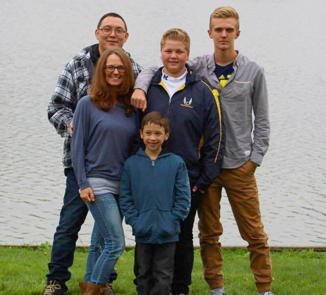 Autumn Brandon and family