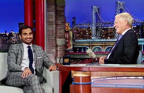 aziz ansari on letterman