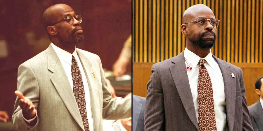 Christopher Darden and Sterling K. Brown