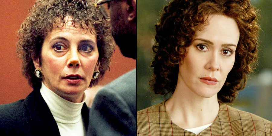 Marcia Clark and Sarah Paulson