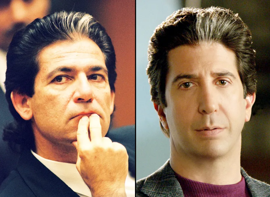 Robert Kardashian and David Schwimmer