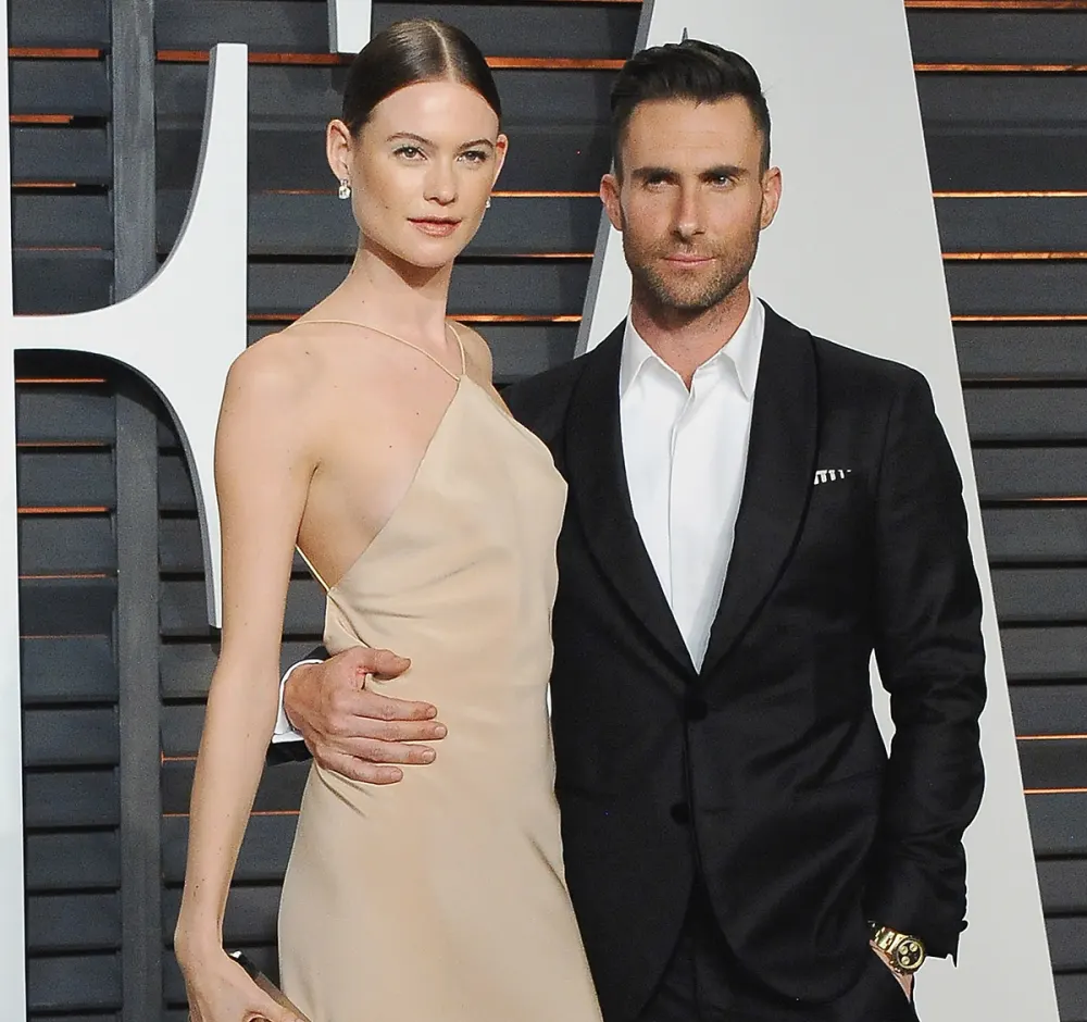 Adam Levine and Behati Prinsloo