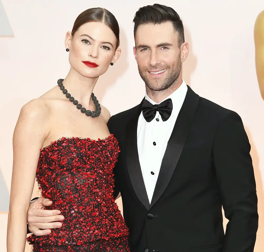 Behati Prinsloo and Adam Levine