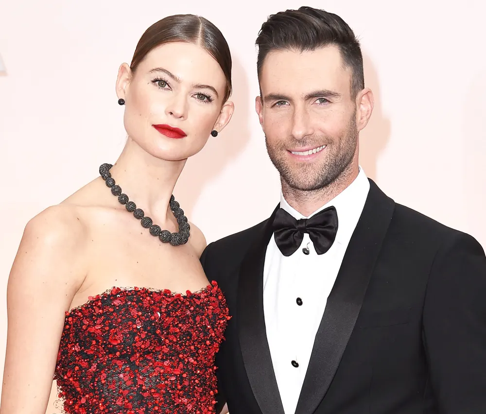 Behati Prinsloo and Adam Levine