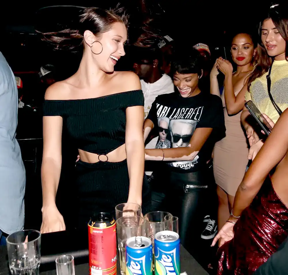 Bella Hadid and Winnie Harlow