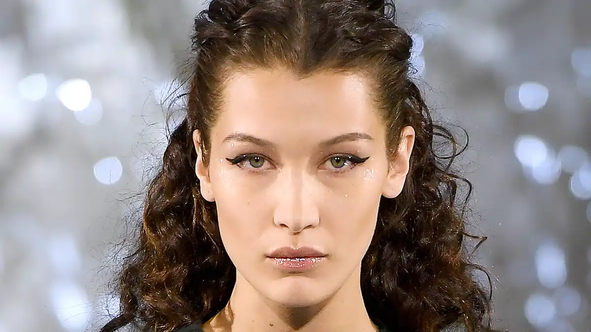 Bella Hadid walks the runway at Fendi Roma 90 Years Anniversary fashion show at Fontana di Trevi on July 7, 2016 in Rome, Italy.