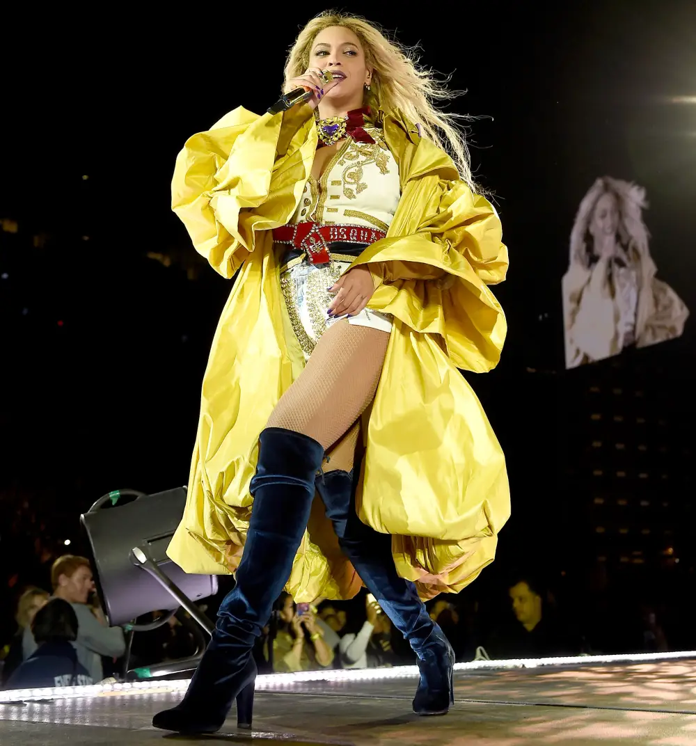 Beyonce performs on stage during closing night of