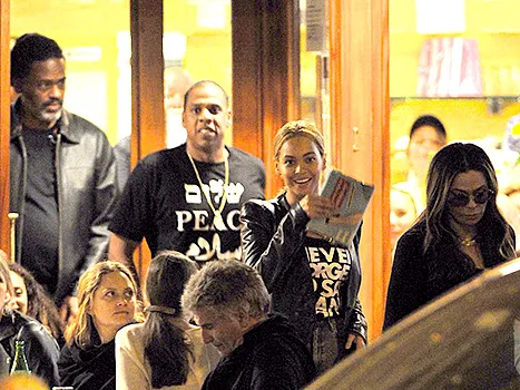 Beyonce, Jay Z and Tina Knowles