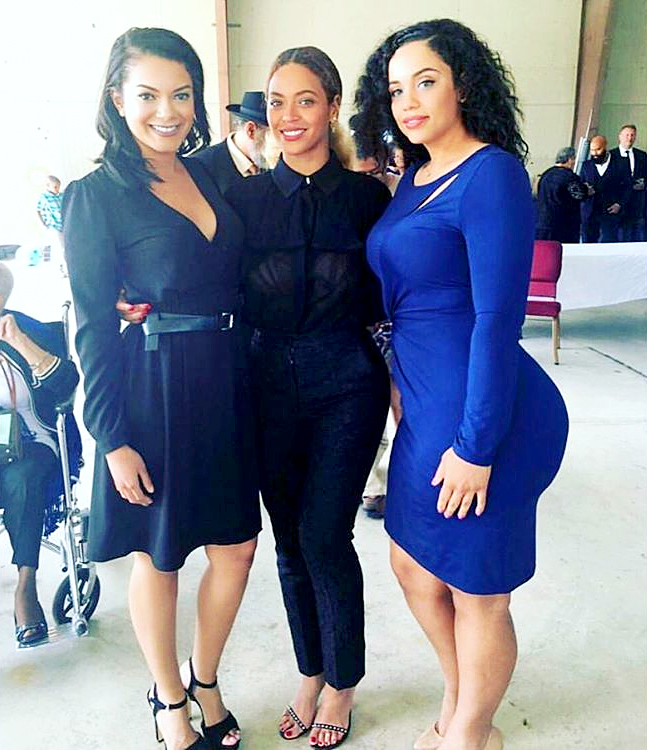 Beyonce and Kristin Douglas