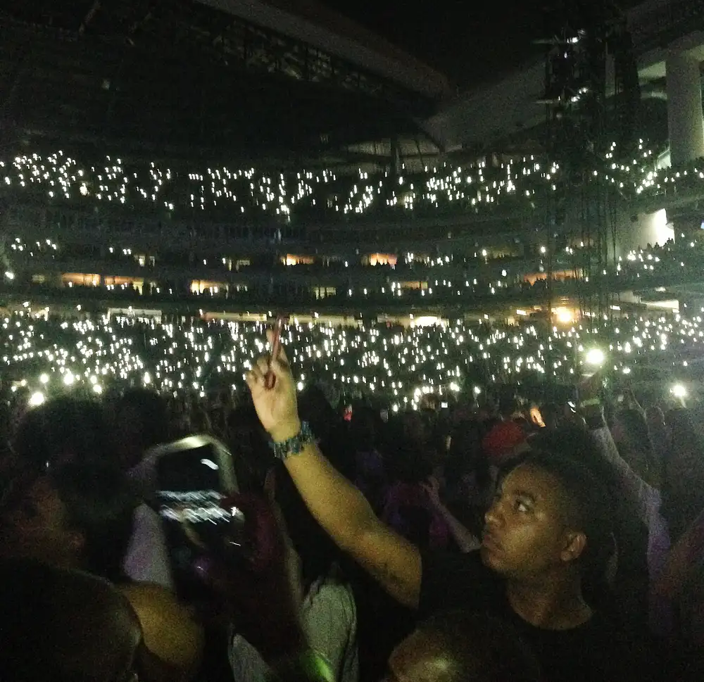 Beyonce concert Prince fans