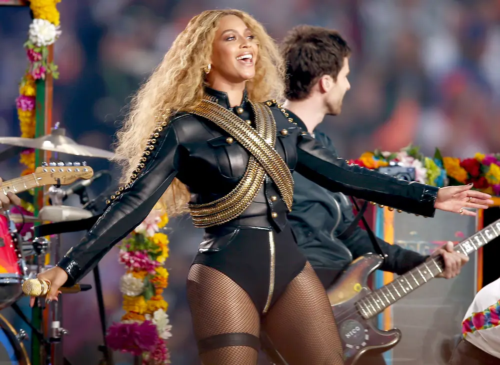Beyonce performs onstage during the Pepsi Super Bowl 50 Halftime Show at Levi's Stadium on February 7, 2016 in Santa Clara, California.