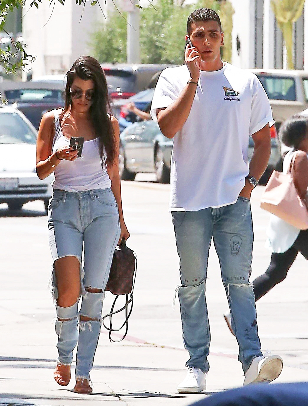 Kourtney Kardashian and Younes Bendjima