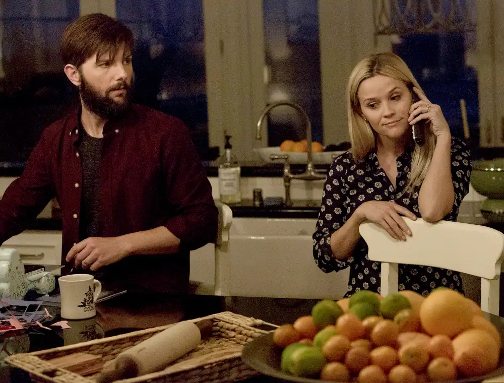 Adam Scott and Reese Witherspoon in Big Little Lies